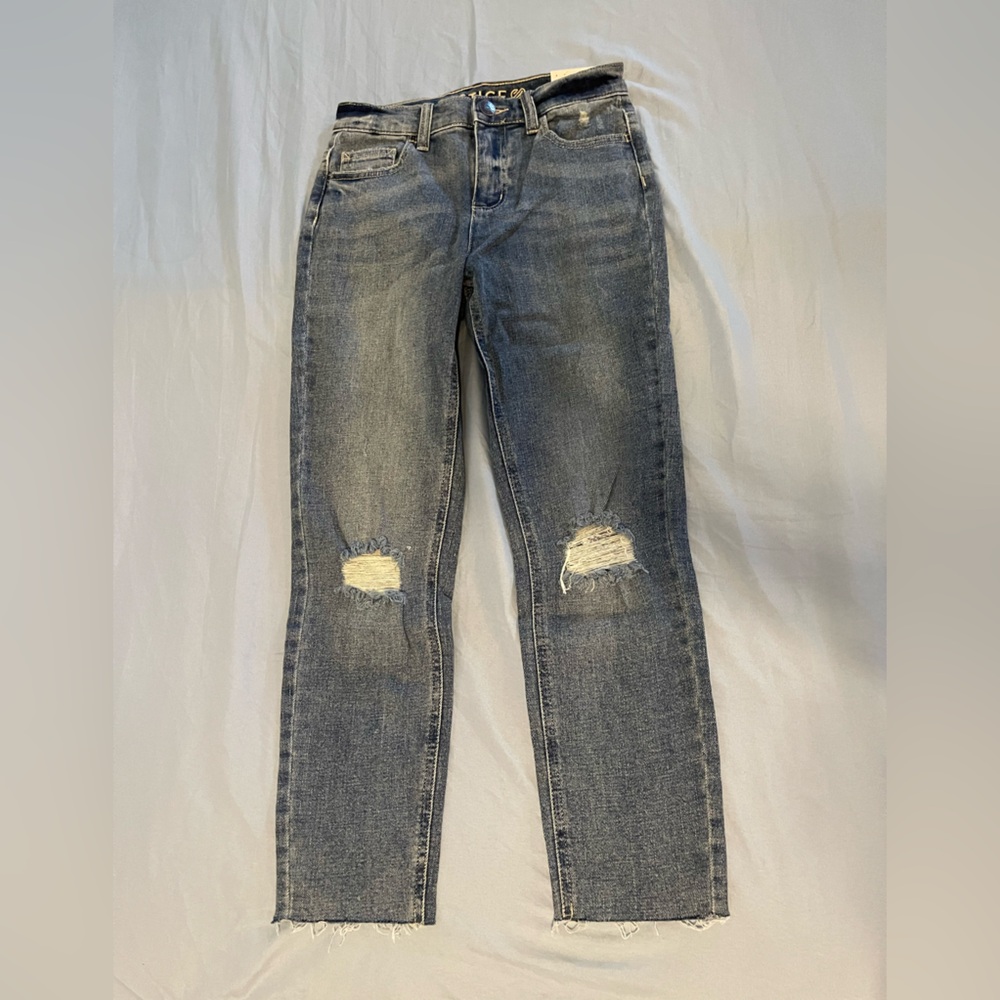 Justice Denim jeans size 14 slims NWT back to school